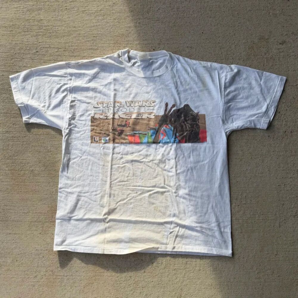 Vtg 1999 Star Wars Episode 1 Racer N64 Promo Shirt Sebulba Nintendo 64 Jerzees
